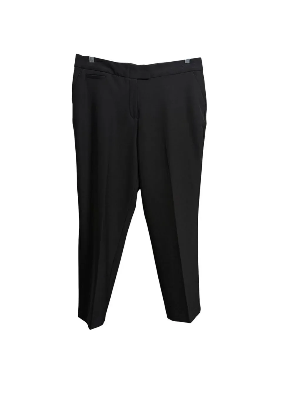Black Investments Petite Ankle Dress‎ Pants Size 16S Stretch Career
